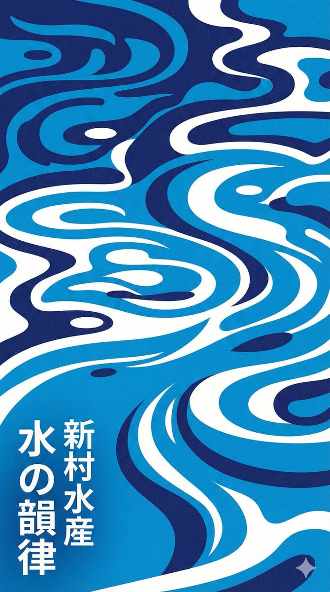 Modern Japanese Graphic Design Poster Prompt