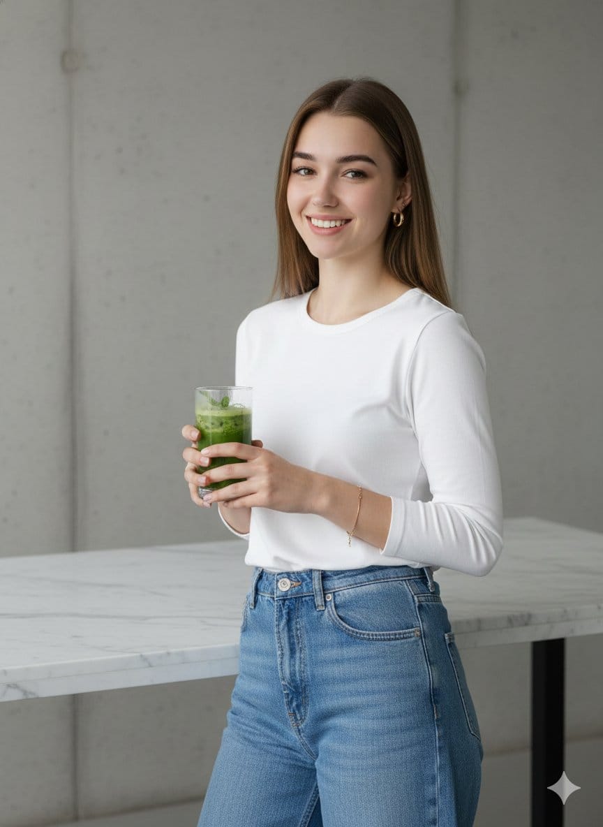 Modern Lifestyle Portrait with Strict Identity Lock