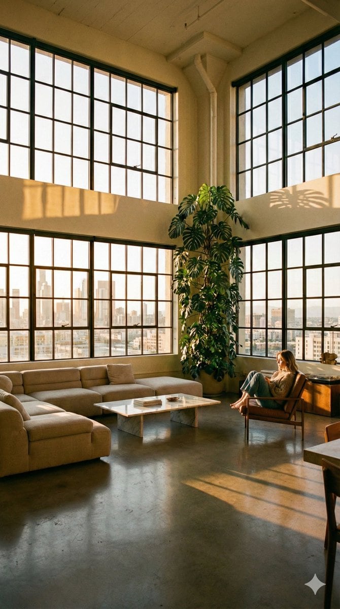 Modern Minimalist Loft Architecture Photography