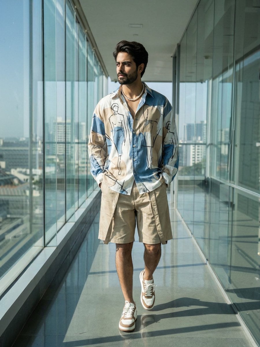 Modern Urban Editorial Portrait of a Man