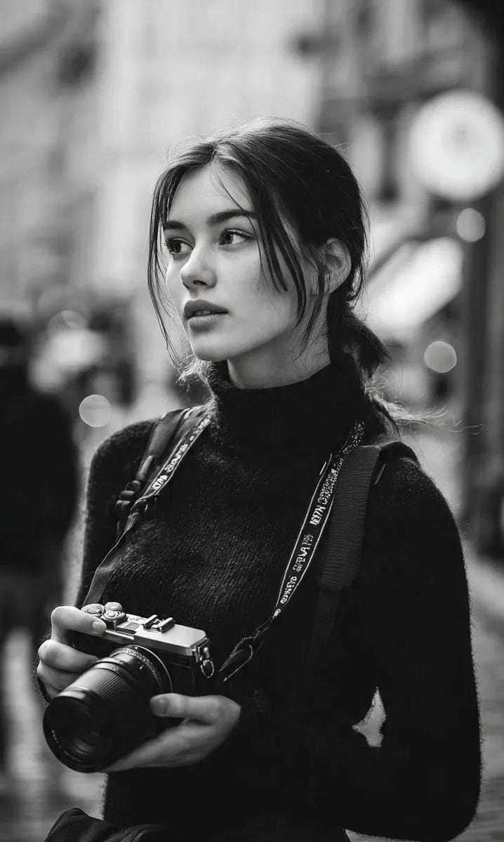 Monochrome Street Photographer Portrait