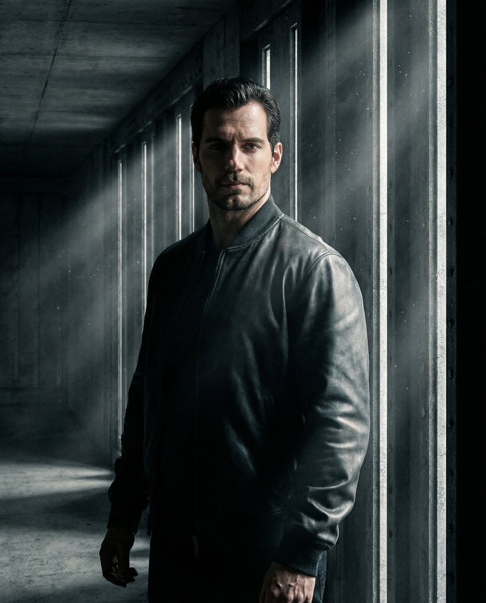 Moody Underground Corridor Portrait