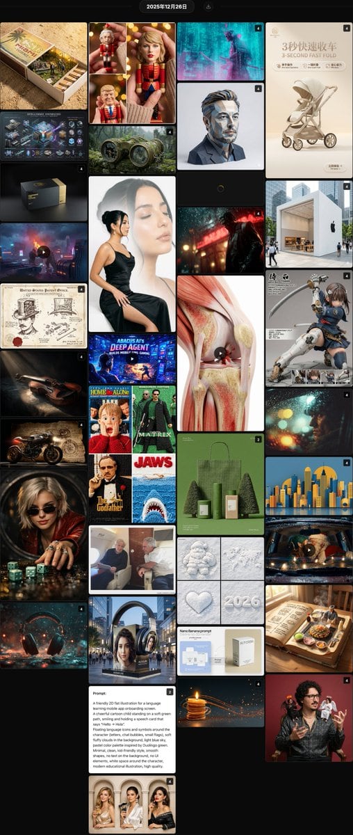 Nano Banana Pro Hot Prompts Compilation (24 Hours)