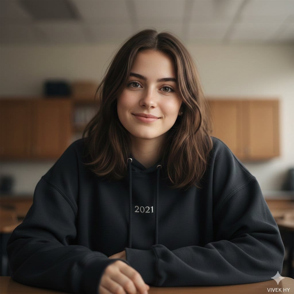 Natural Candid Classroom Portrait with Identity Lock