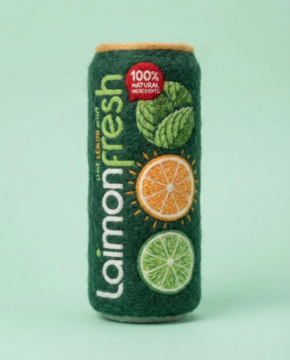 Needle-Felted Product Sculpture Macro Shot