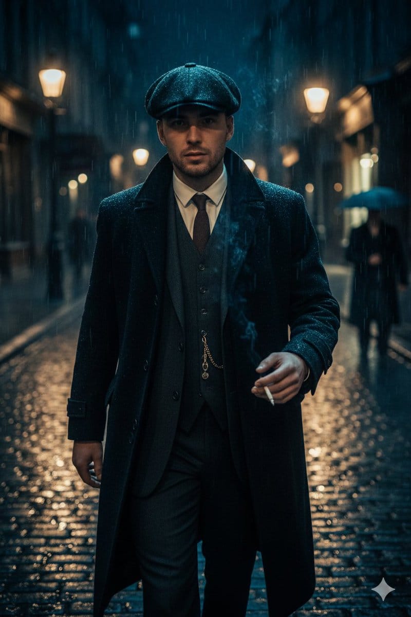 Neo-Noir 1920s Gangster Portrait