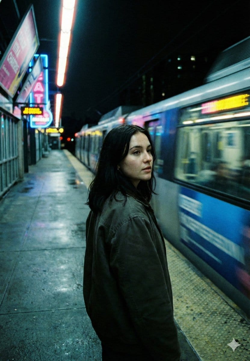 Neo-Noir Cinematic Street Photography in Subway