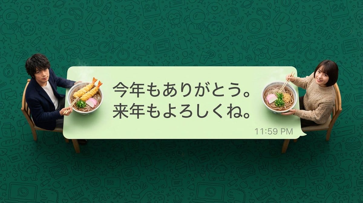 New Year's Soba Message Card Prompt