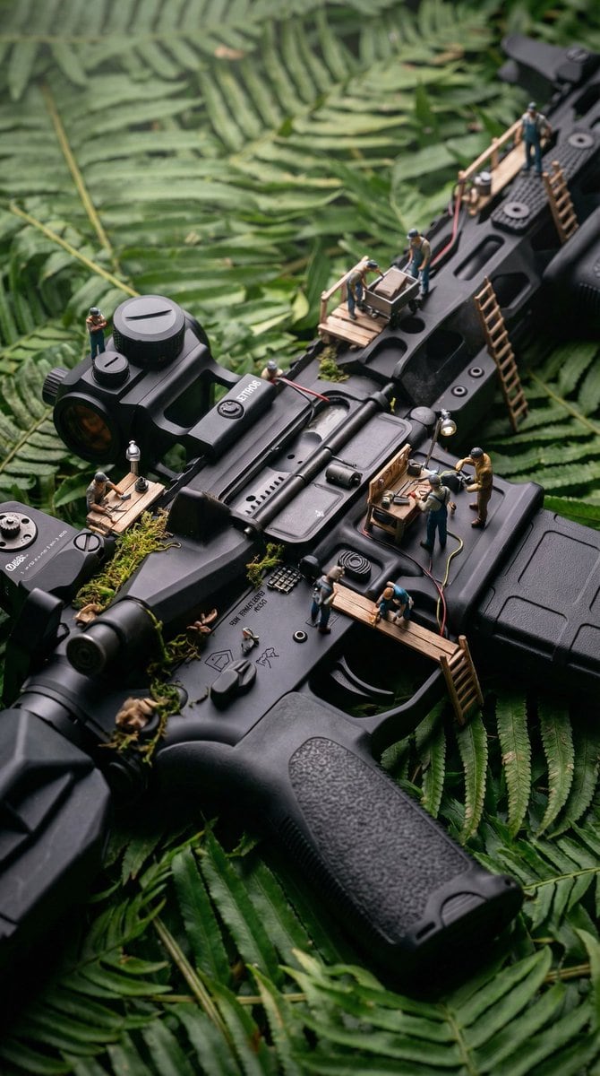 Object-Based Miniature Surreal Ecosystem