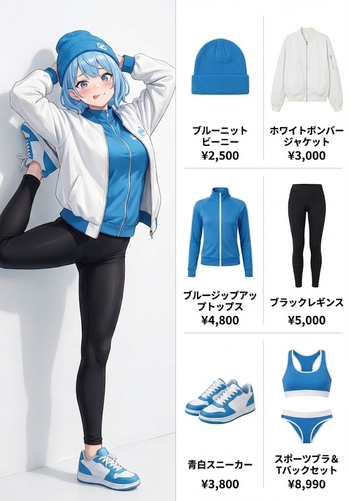 OOTD (Outfit of the Day) Fashion Diagram Prompt