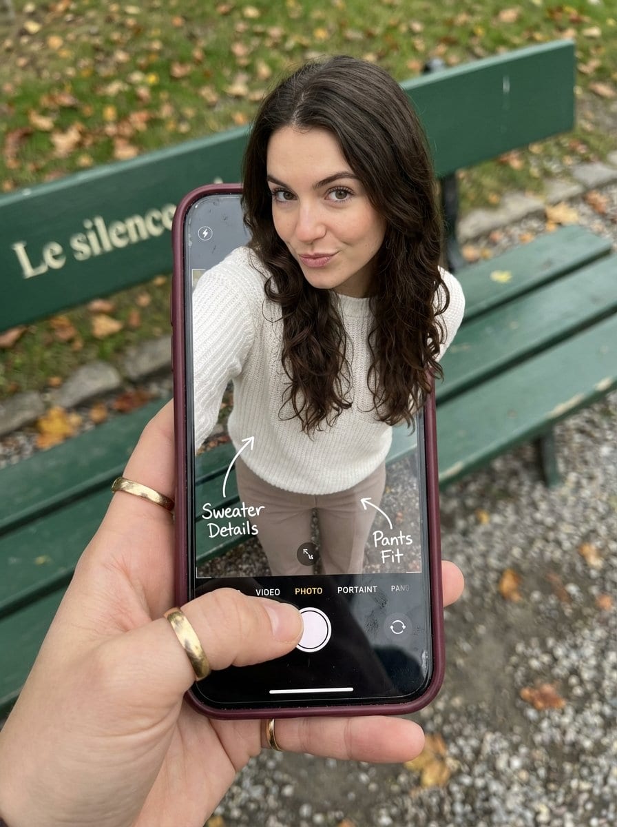 Optical Illusion: Stepping Out of a Smartphone Screen