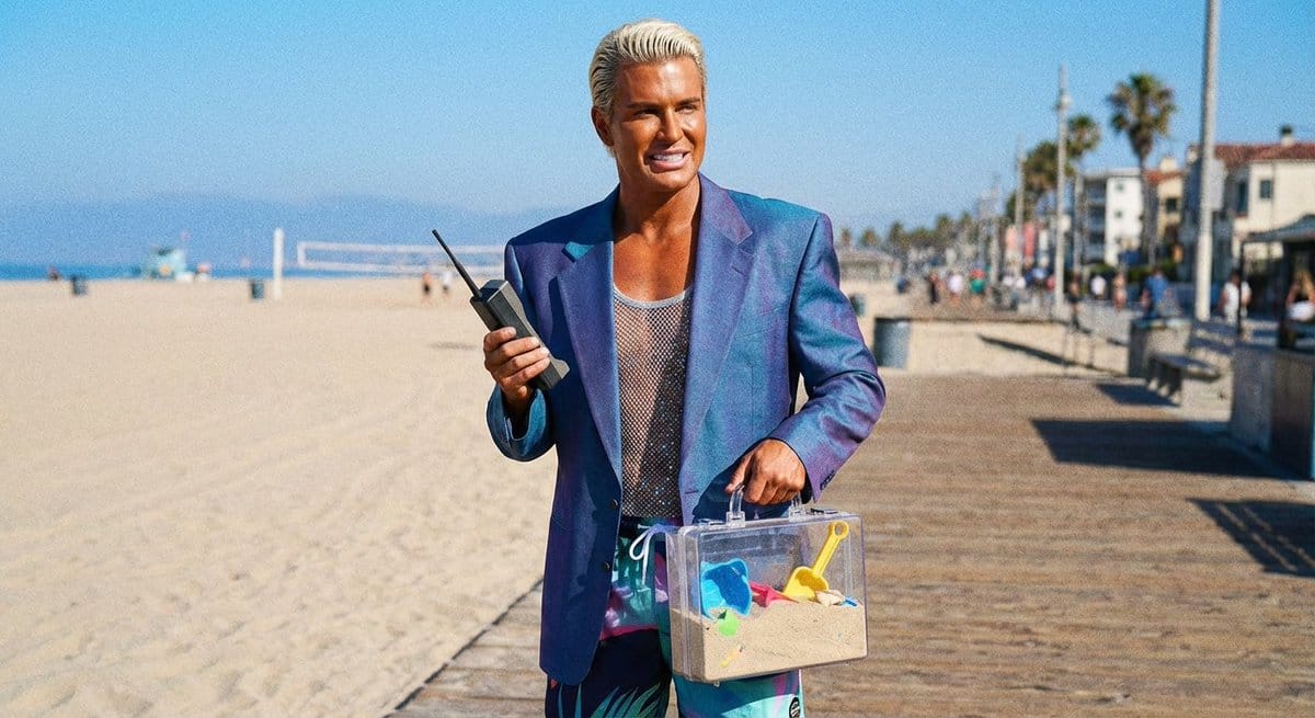 Patrick Bateman Meets Sparkle Beach Ken Prompt - AI Prompt