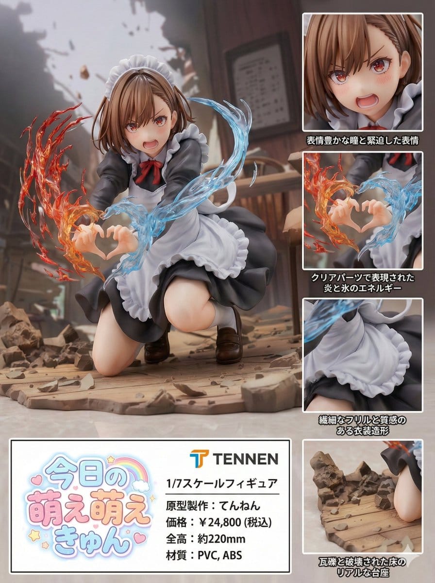 Photorealistic PVC Figure Product Introduction Layout