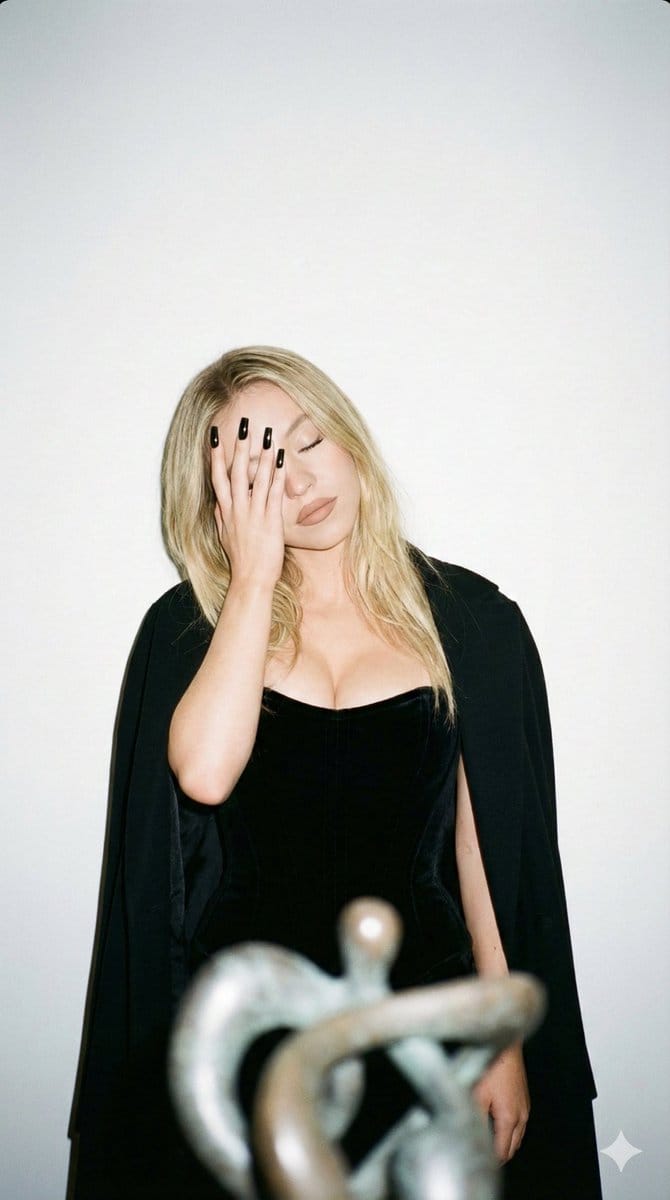 Photorealistic Sydney Sweeney Portrait Prompt (JSON format)