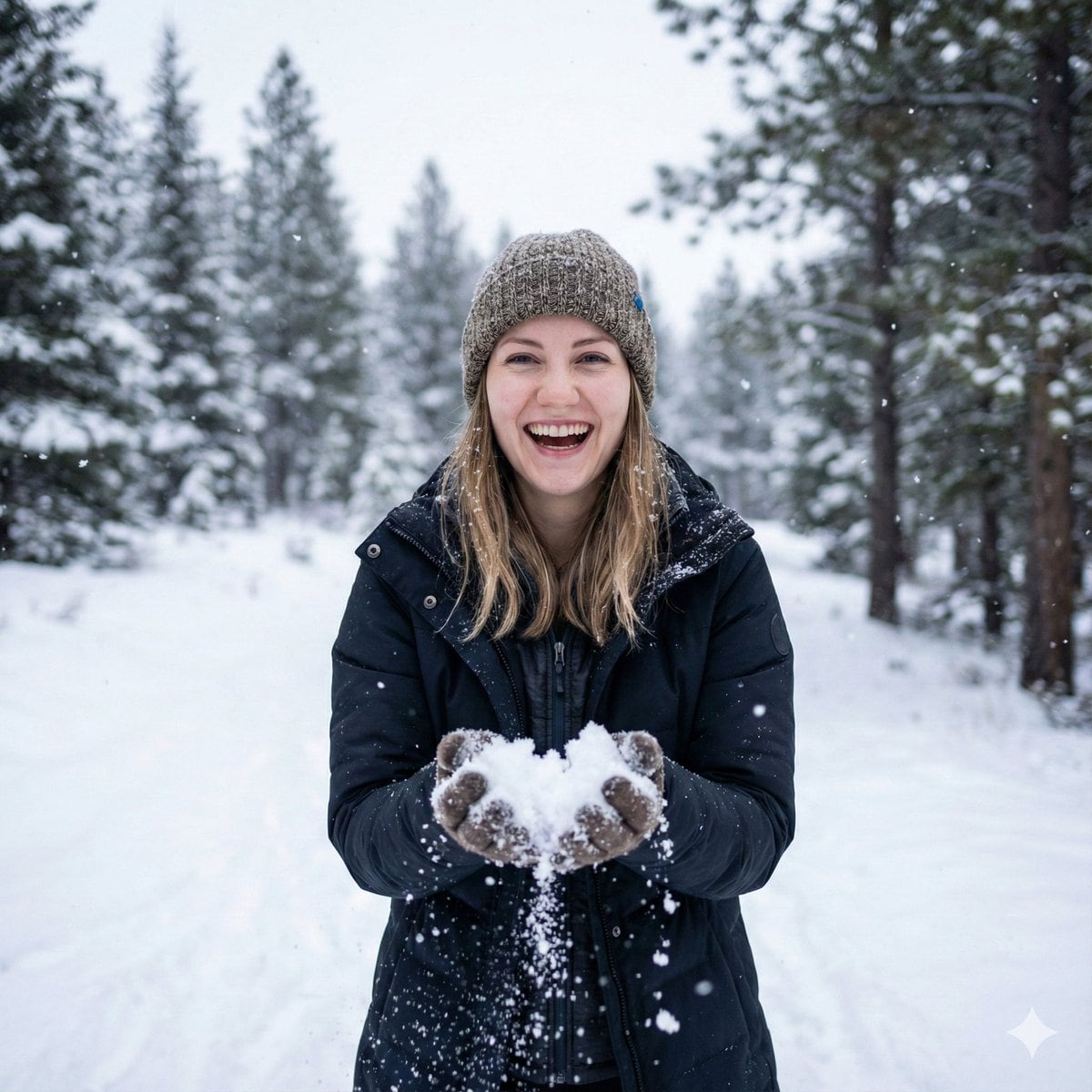 Photorealistic Winter Portrait with Identity Preservation