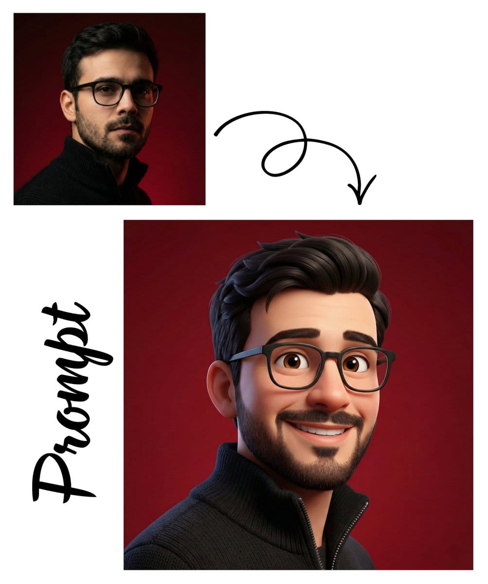 Pixar-Style 3D Avatar Generation