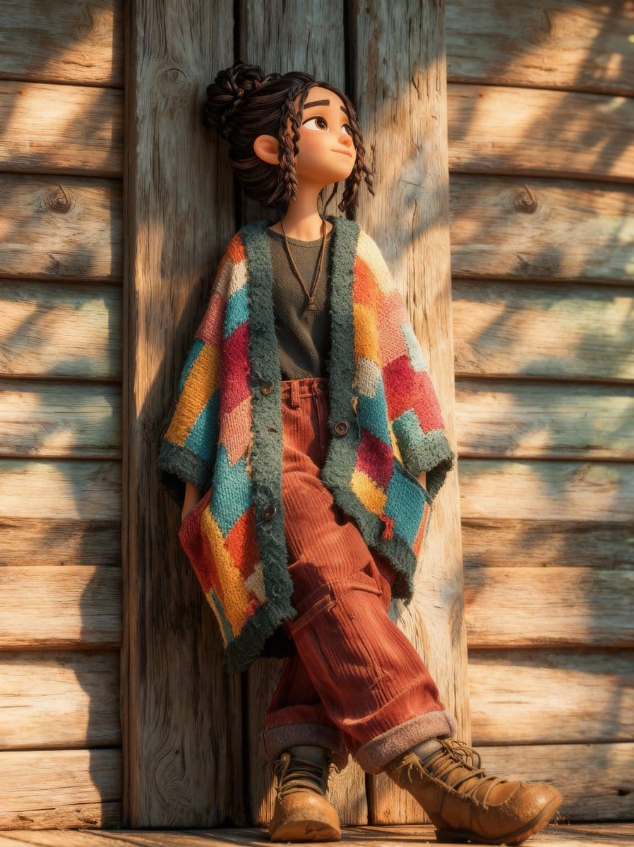 Pixar-Style 3D Girl Illustration Prompts