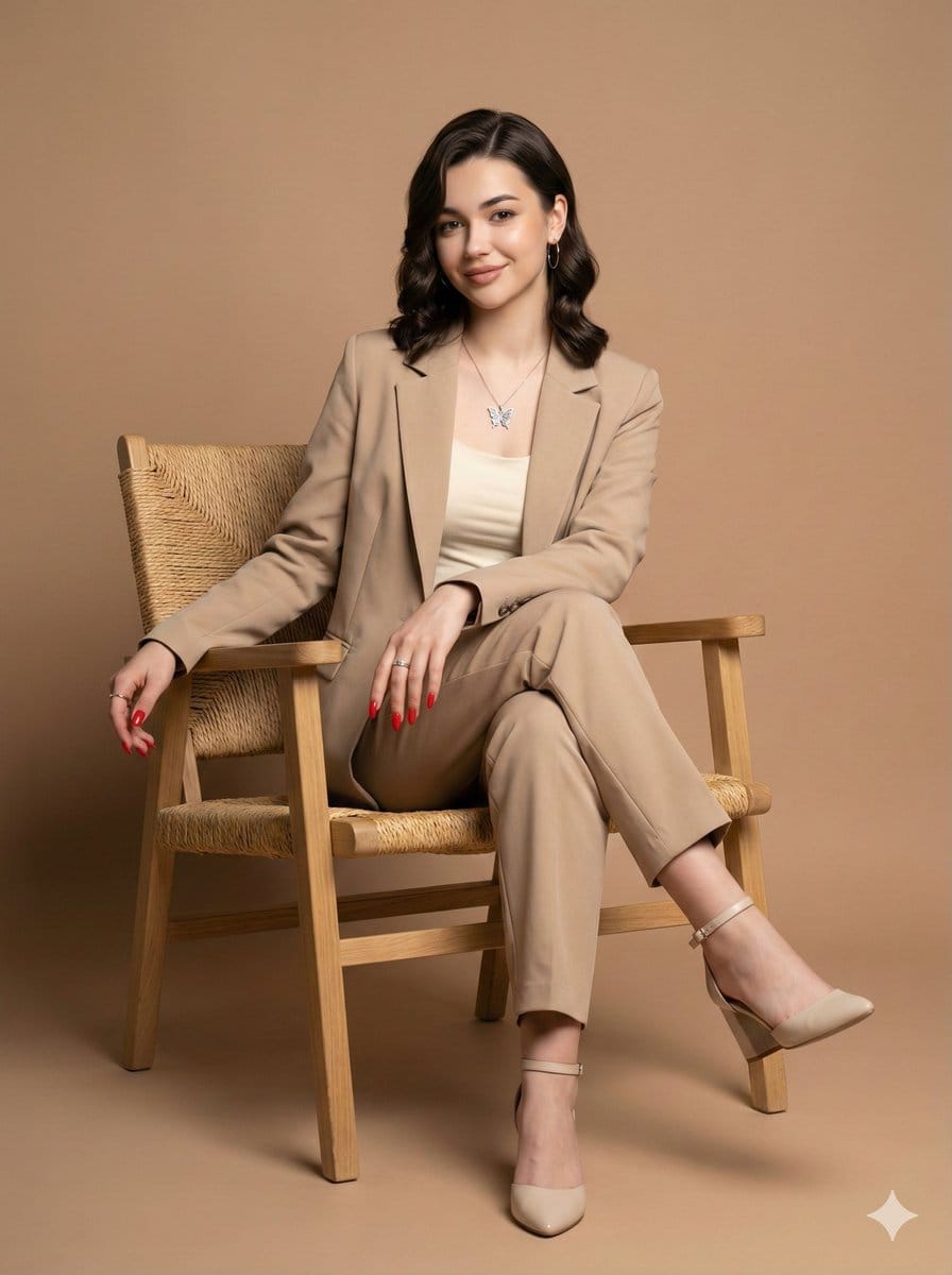 Professional studio portrait of a woman