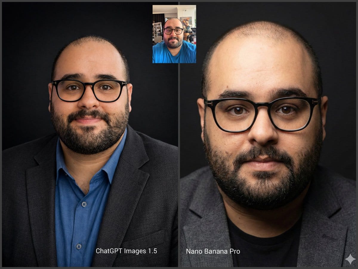 Professional Studio Profile Photo Generation