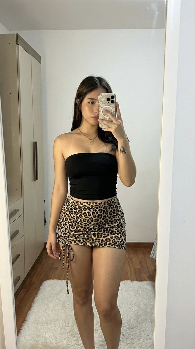 Raw High-Contrast Mirror Selfie (iPhone Ultra-Wide)