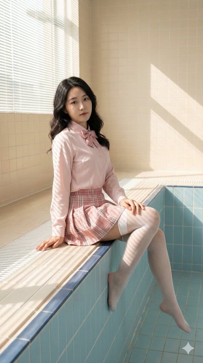 Realistic Chinese Woman in School-Inspired Fashion Prompt