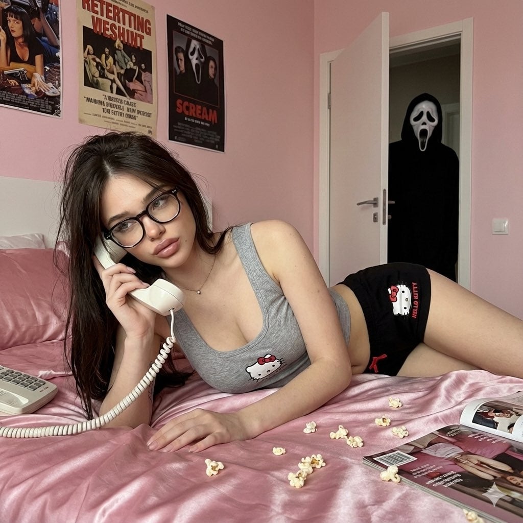 Realistic Phone Photo with Horror Twist