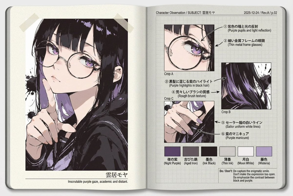 Research Notebook Art Book Template Prompt