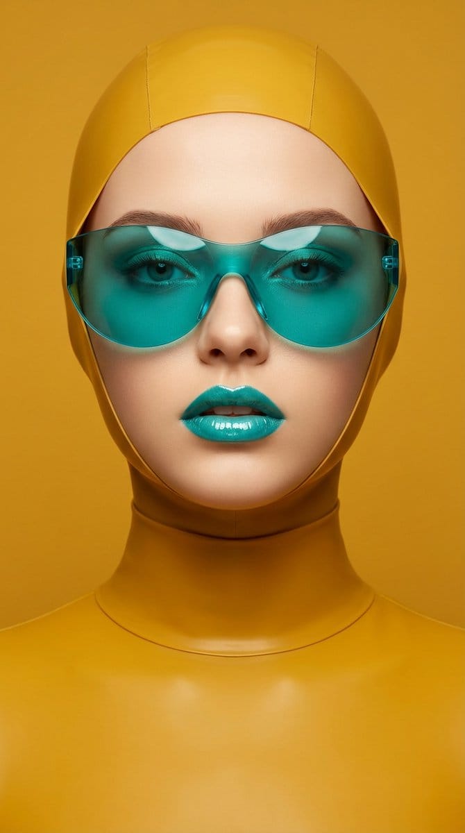 Retro-Futuristic Monochromatic Fashion Editorial