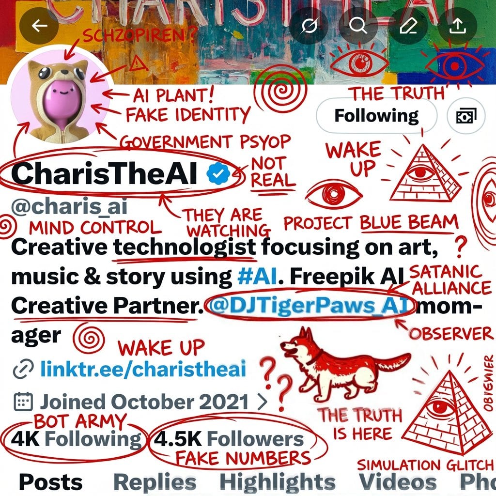 Schizophrenic Conspiracy Scribbles Overlay