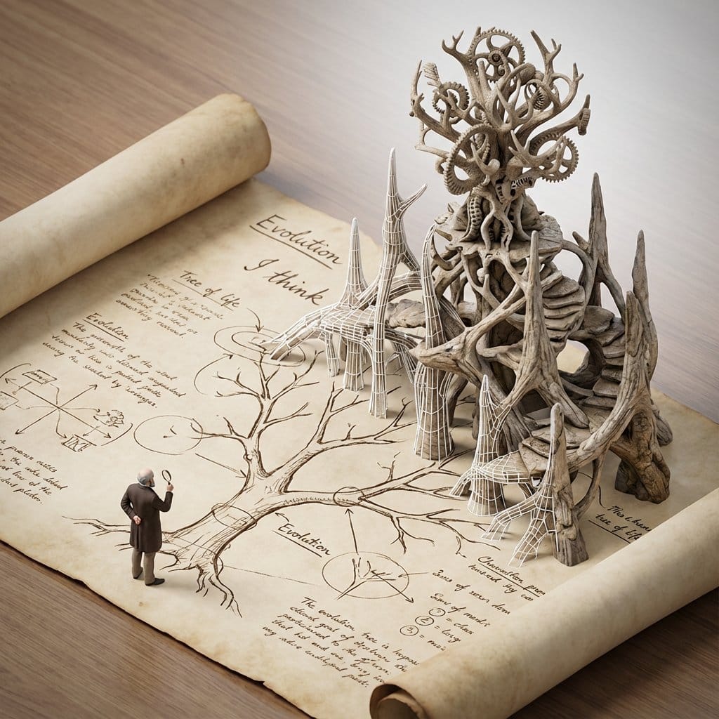 Scientific Theory Visualization: 2D to 3D Extrusion