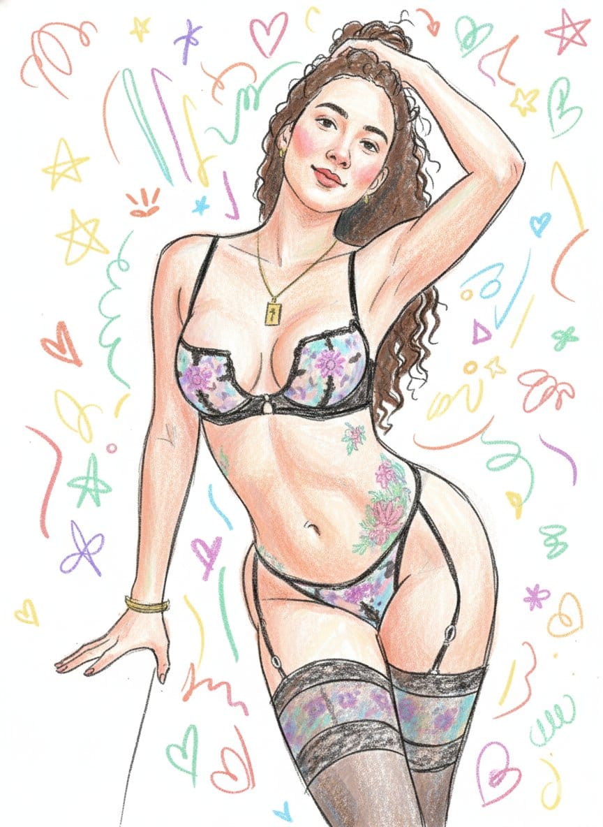 Scribbly Doodle Illustration Style Prompt