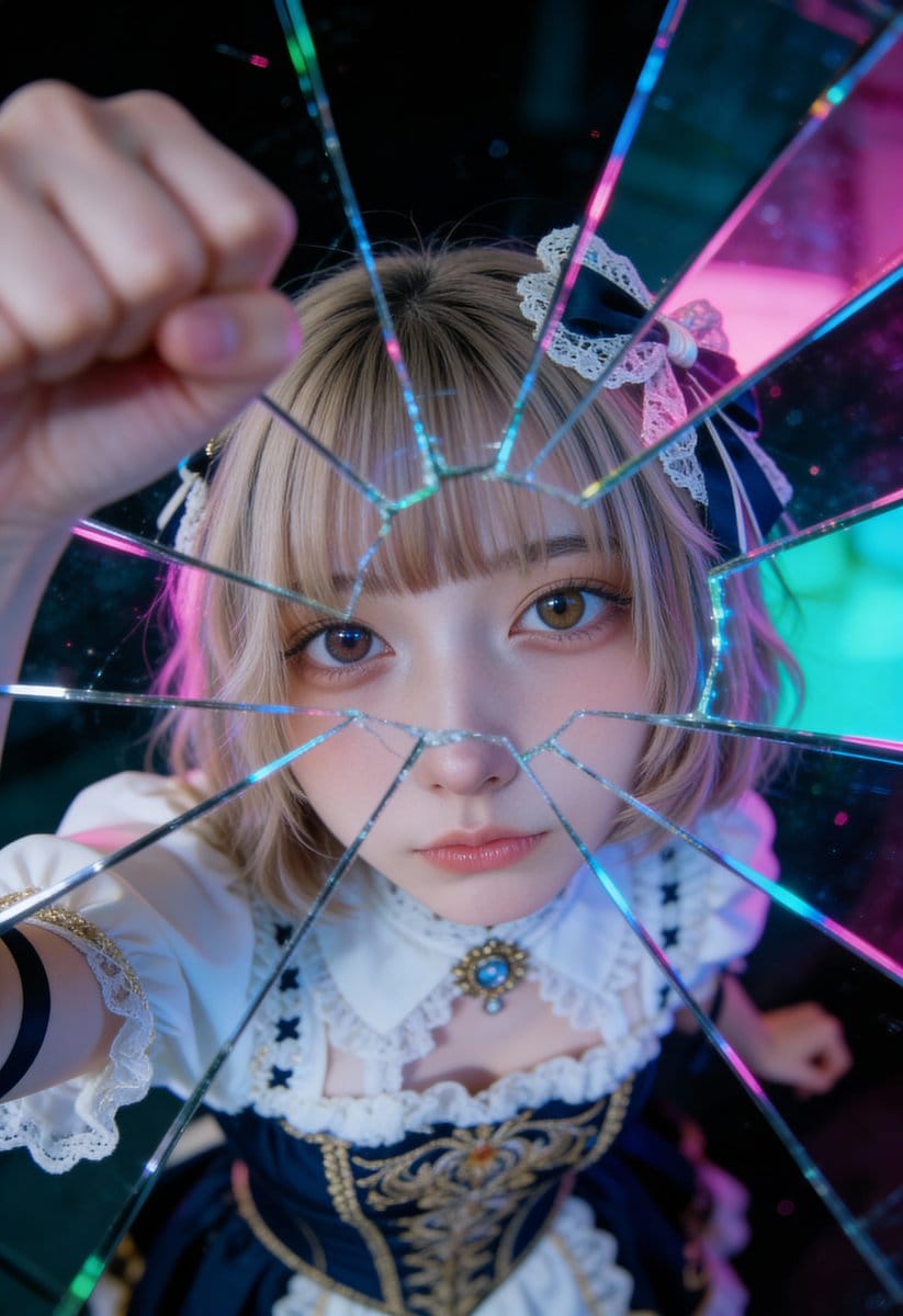 Shattered Glass Portrait Style Prompt