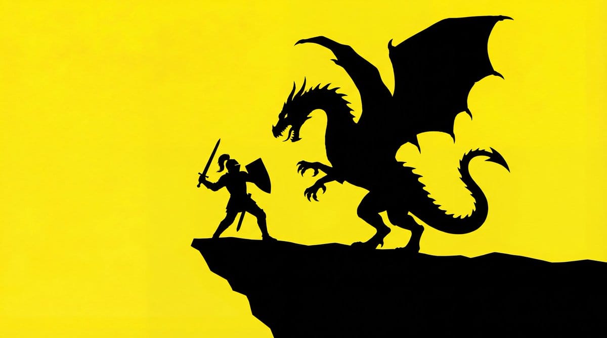 Simple Silhouette Prompt