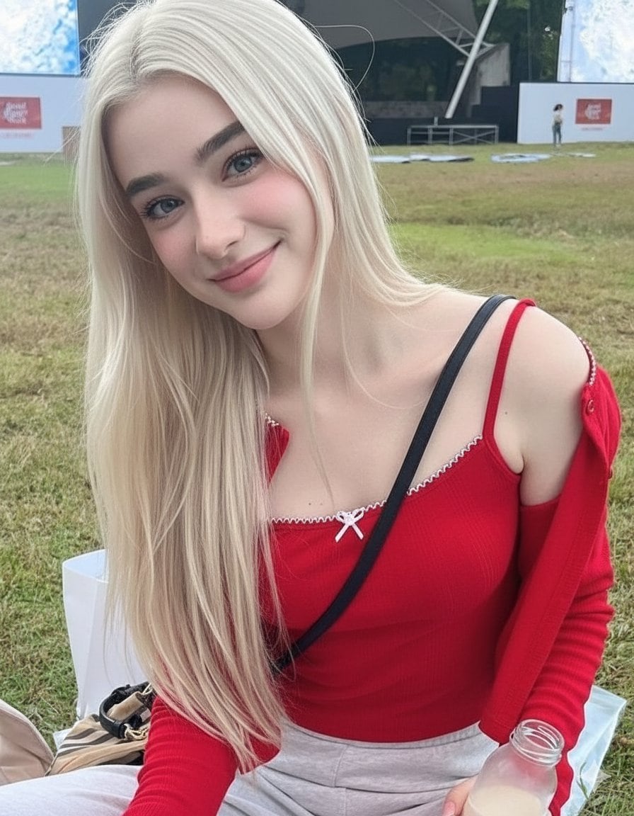 Soft Girl Era Summer Park Portrait