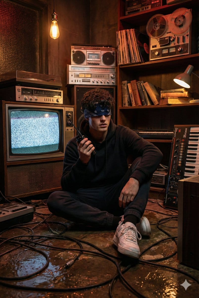 Stranger Things Inspired Cinematic Portrait