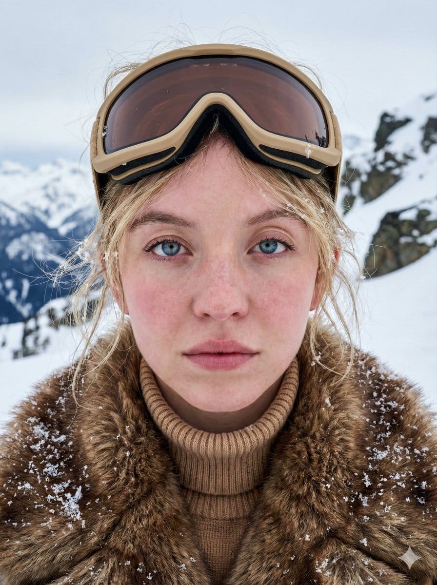 Structured JSON Prompt for Arctic Cinematic Portrait