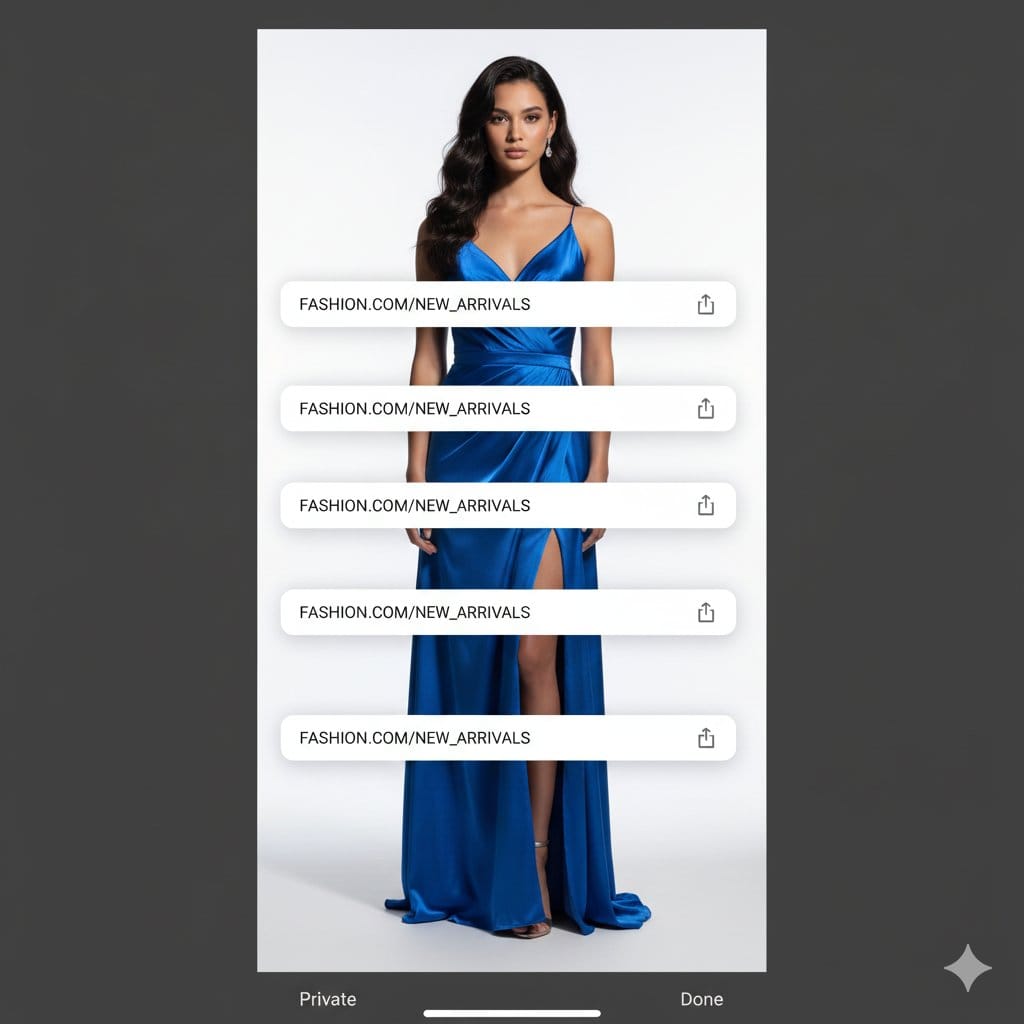 Studio Portrait with Digital UI Overlay
