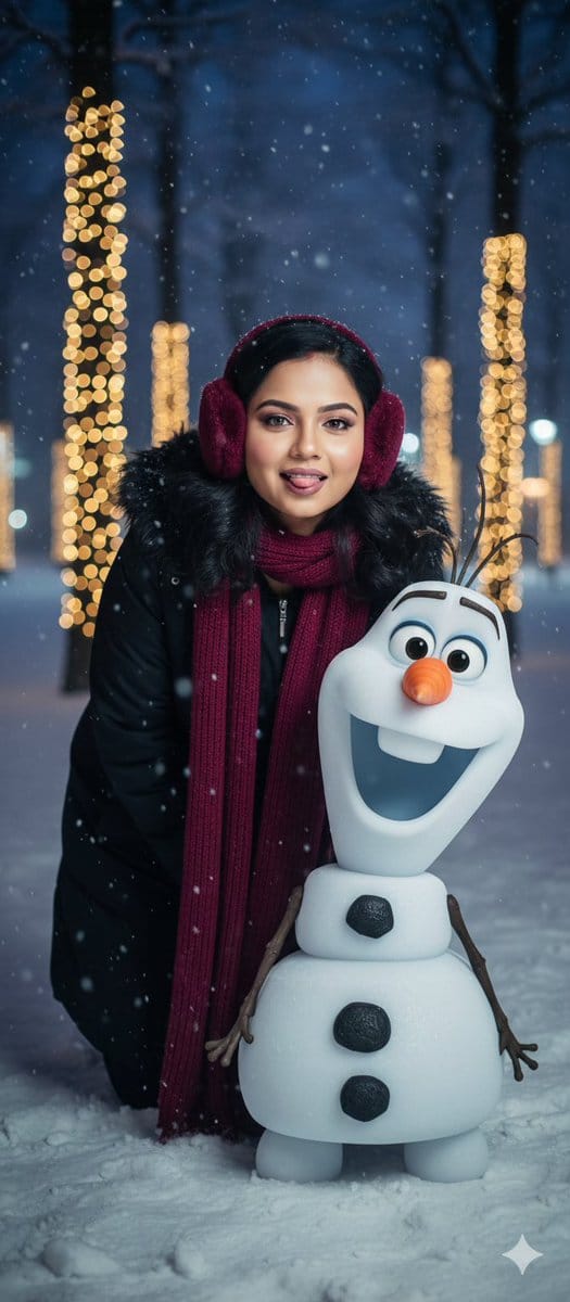 Stunning Winter Photo Prompt for Gemini Nano Banana