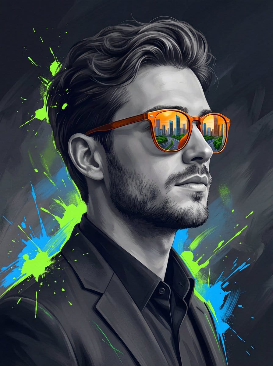 Surreal Cinematic Digital Illustration Prompt