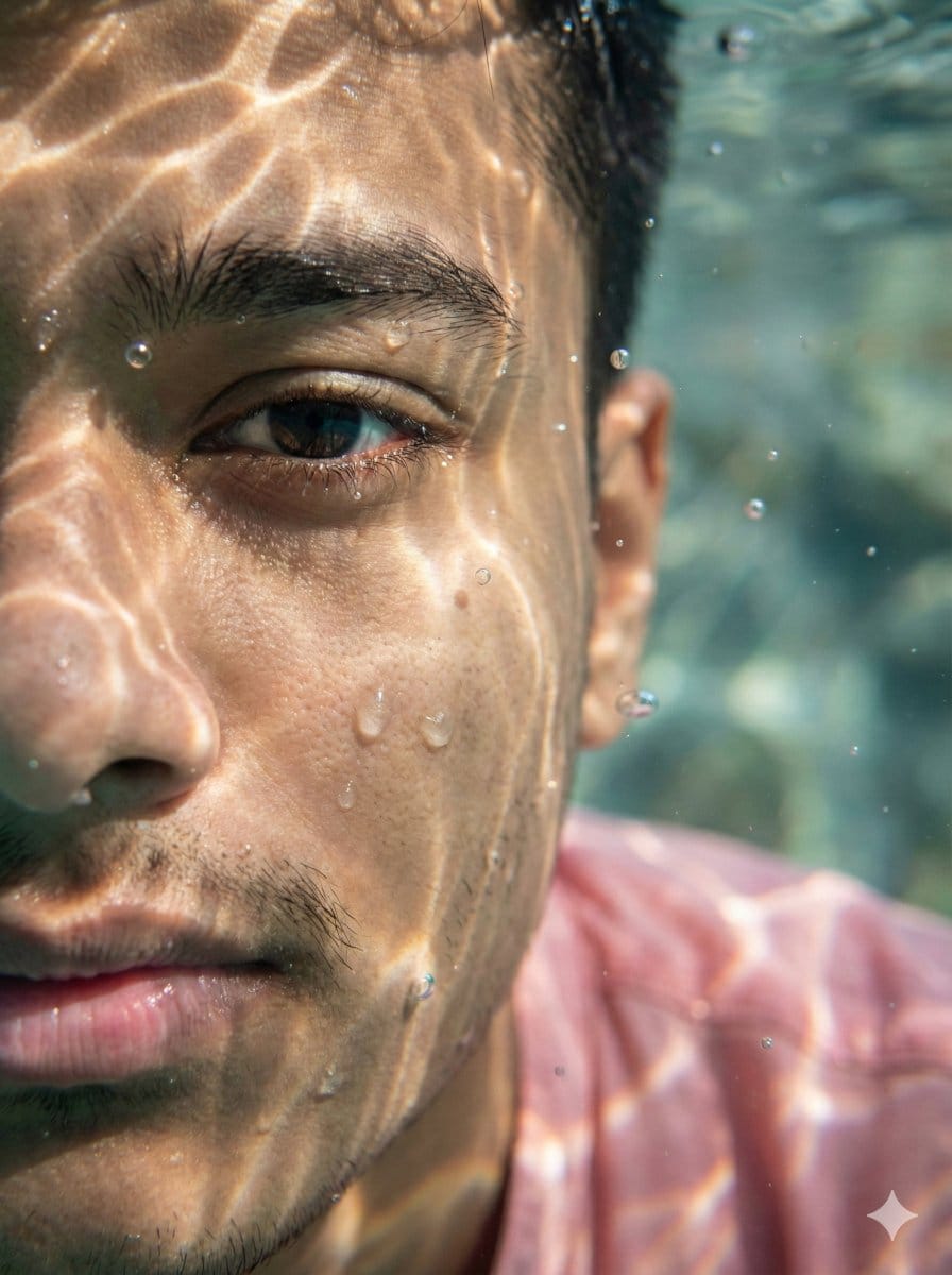 Surreal Underwater Macro Portrait