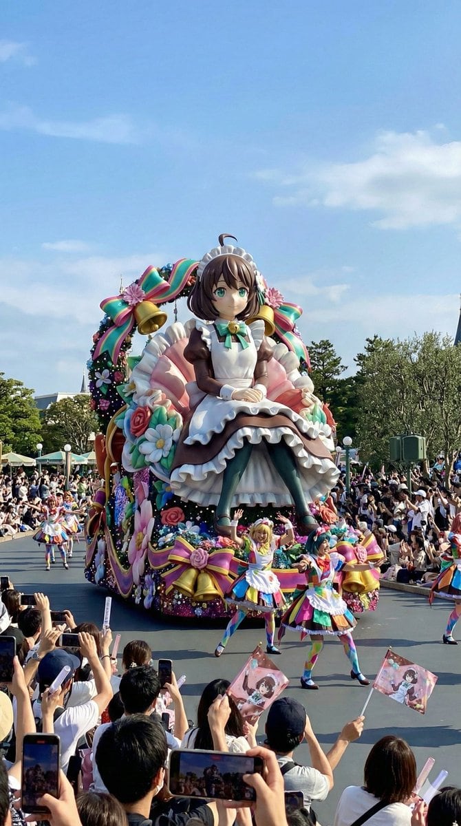 Theme Park Parade Float Generation Prompt for Nano banana Pro