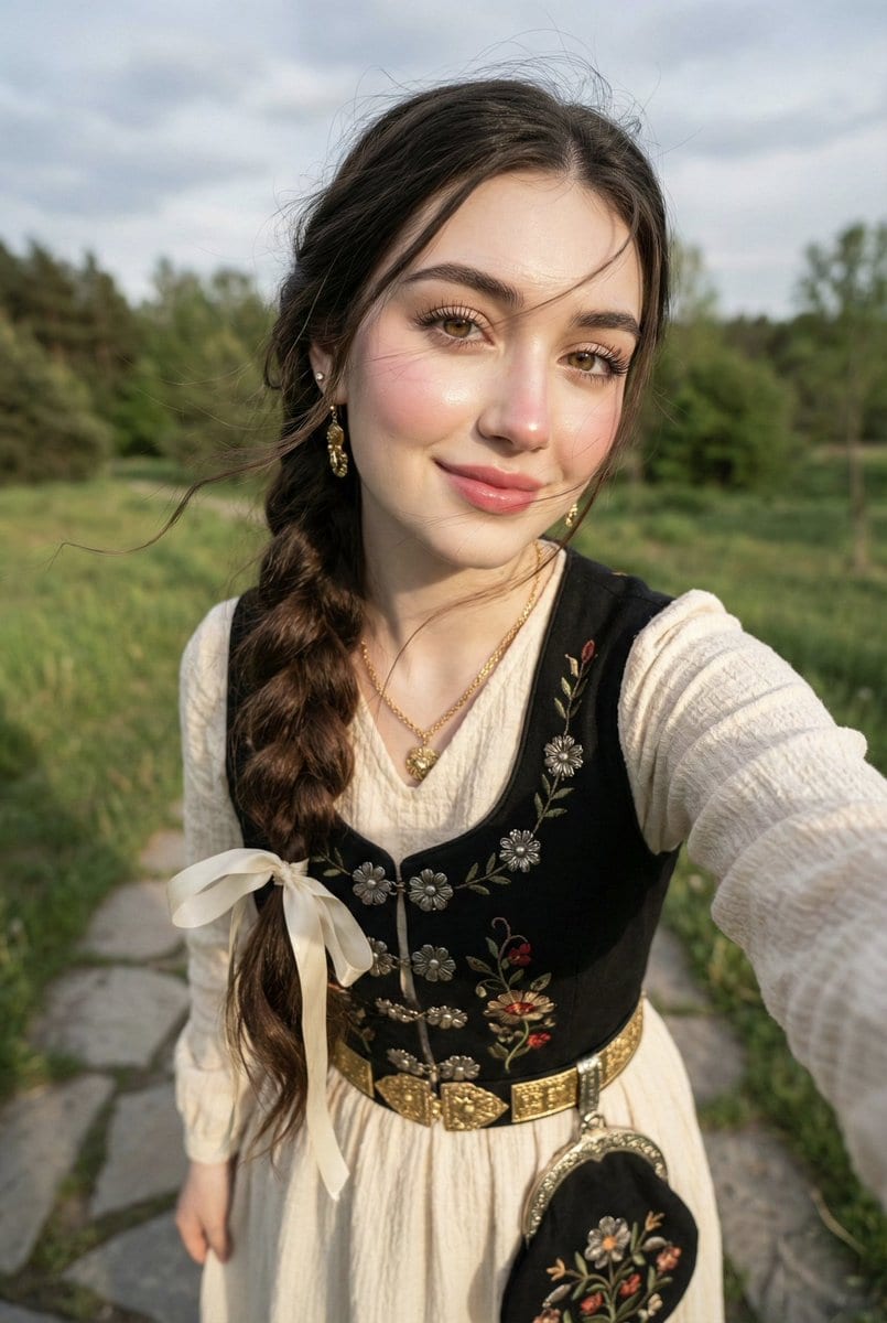 Traditional Attire Portrait with Strict Face Preservation Prompt