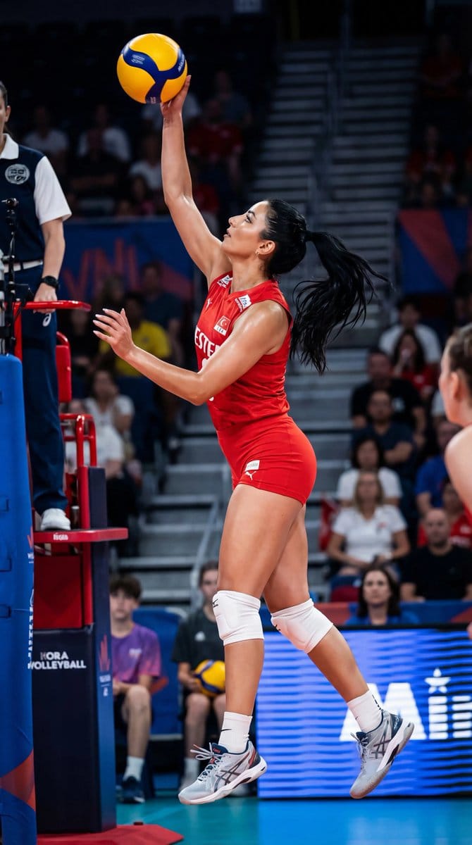 Ultra-Photorealistic Volleyball Action Shot (Identity Lock)