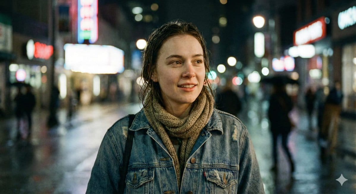 Ultra-Realistic Cinematic Street Portrait