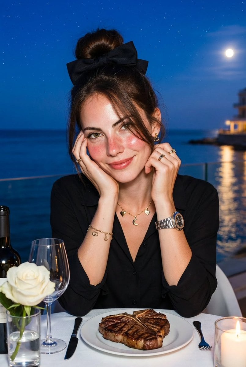 Ultra-Realistic Portrait Prompt with Flash Photography Style