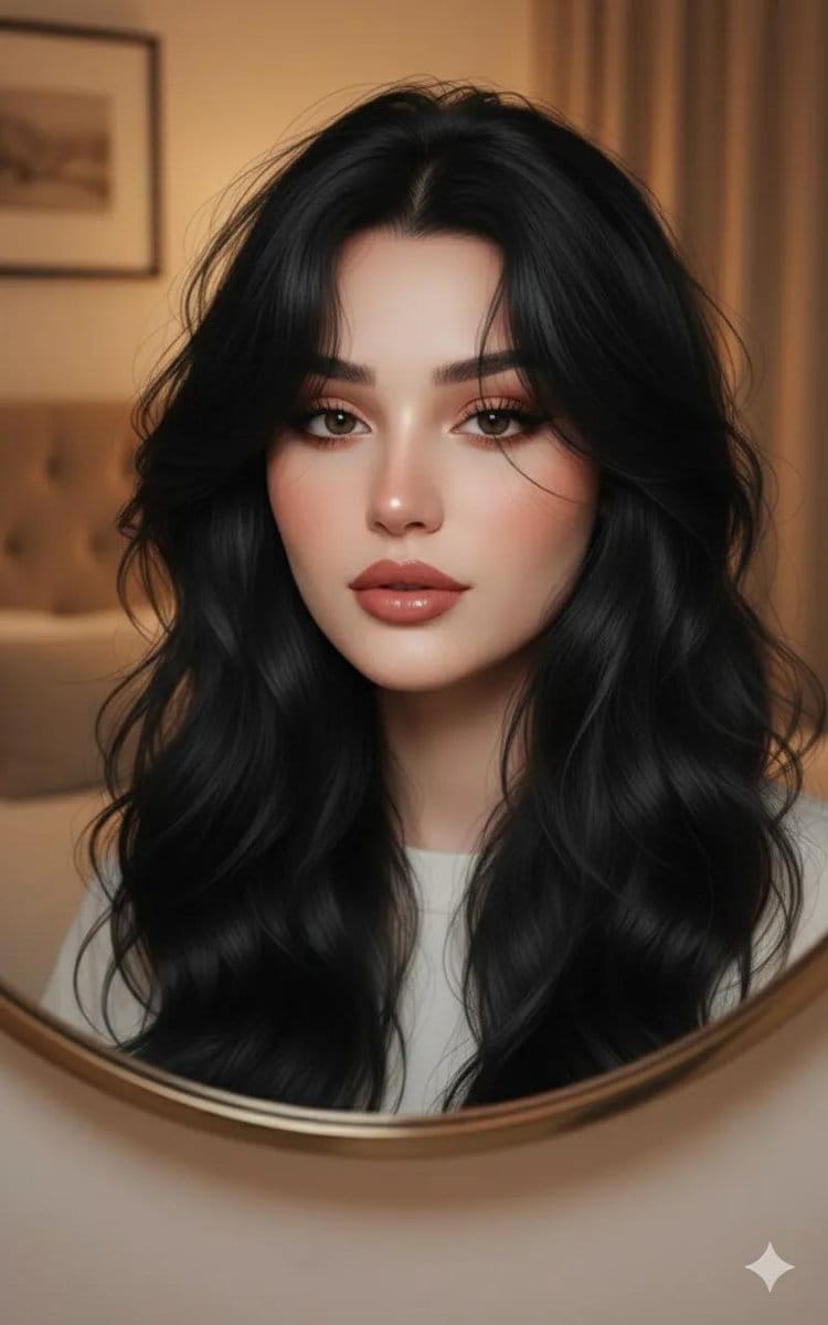 Ultra-Realistic Portrait through a Round Mirror