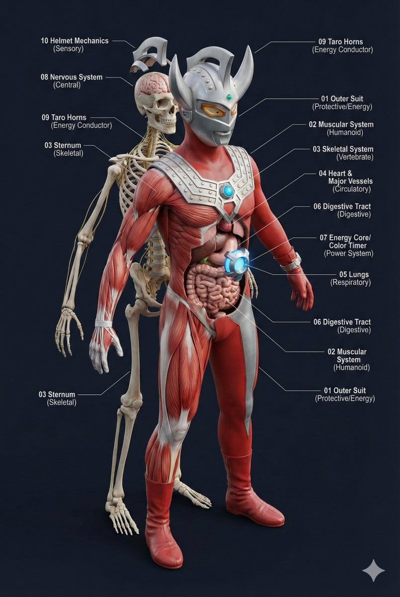 Universal 3D Anatomy Dissection Prompt