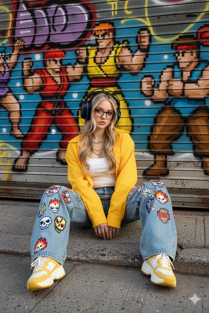 Urban Streetwear Portrait Prompt