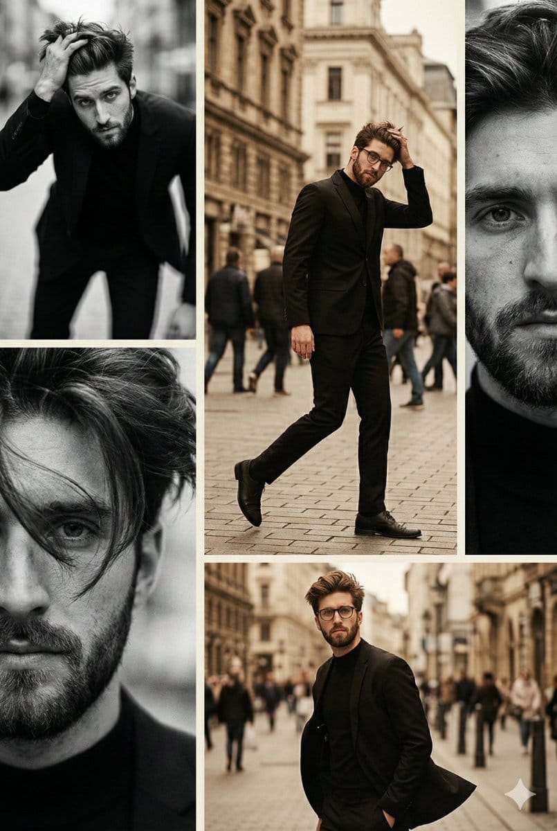 Vintage Editorial Collage from Reference Image