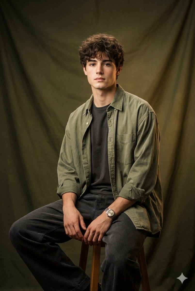 Vintage Studio Portrait with Identity Preservation Prompt